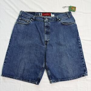 Vintage 90's Levi's Silvertab Baggy Wide Leg Denim Shorts / Jorts - 35